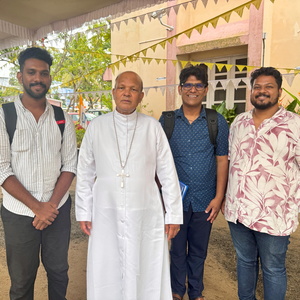With Most Rev. Dr. Varghese Chakkalakal