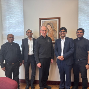 With Most Rev. Bishop Gary Franken
