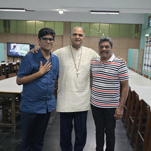 With Rev. Bishop Ignatius D'Souza