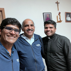 With Rev. Fr Jerish CMI - Canada