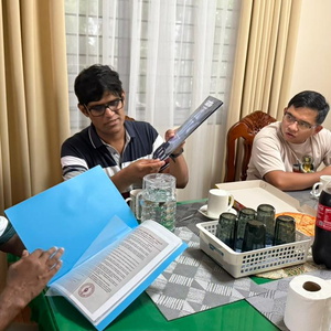 Rev. Fr. Jiji M MSFS and Rev.  Fr. Romnick S. C. MSFS