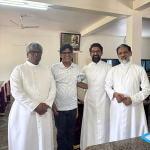 With Rev. Monsignor Shaiju Pariyathuchery