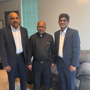 With Rev. Fr. Joseph CMI- Canada