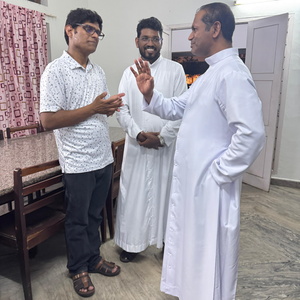 With Rt. Rev. Dr. Christudas R