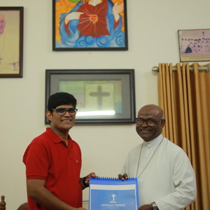 With Rt. Rev. Dr. Selvister Ponnumuthan