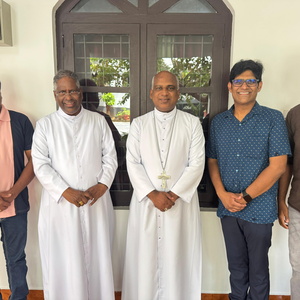 With Rev. Dr. Sebastian T and Rev. Bishop Dr. Justin A